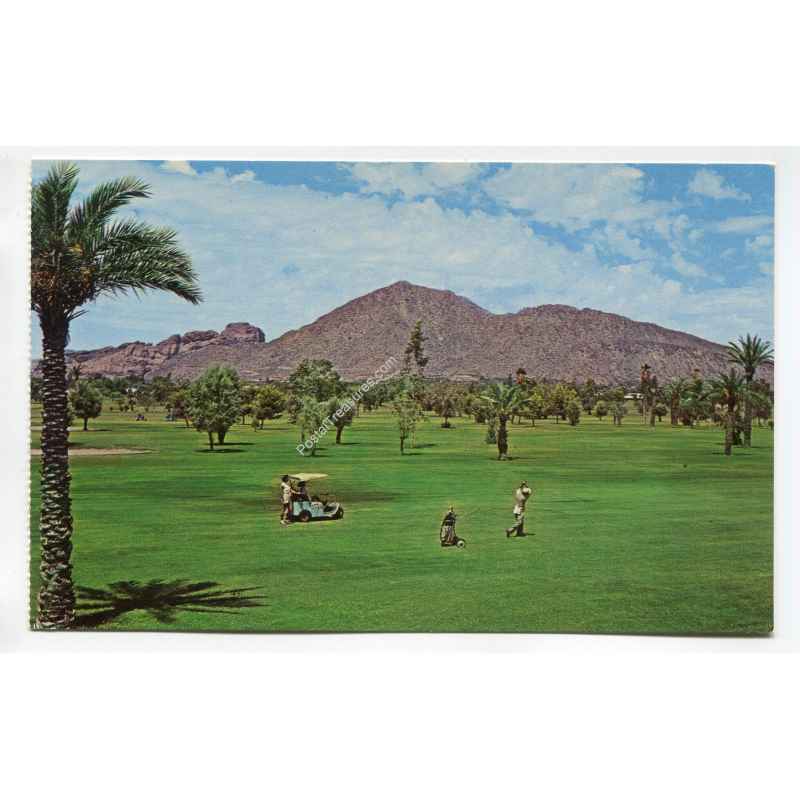 View of Camelback Mountain from Arizona Country Club Golf ...