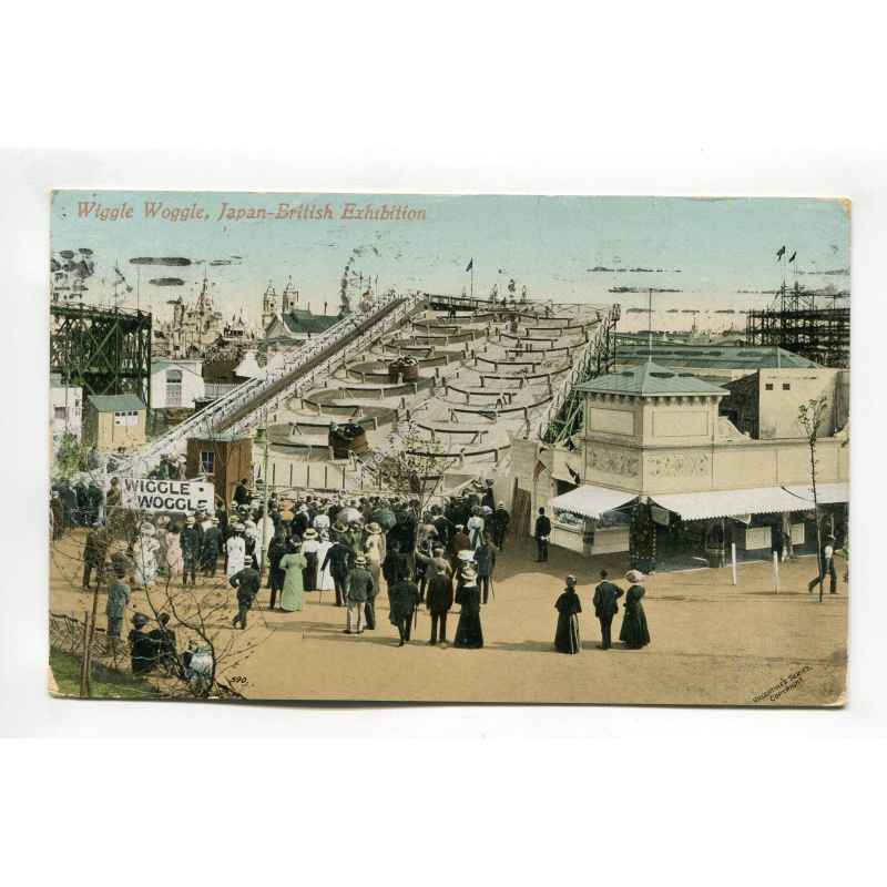 Wiggle Woggle Japan British Exhibition Vintage Postcard