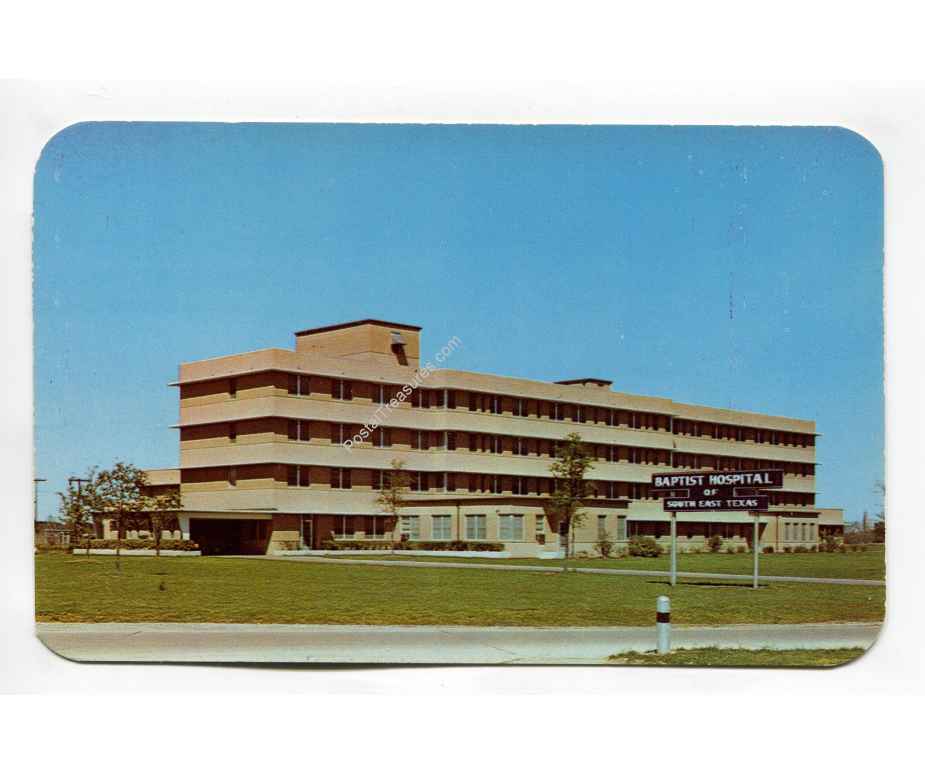 Baptist Hospital of southeast Beaumont Texas postcard