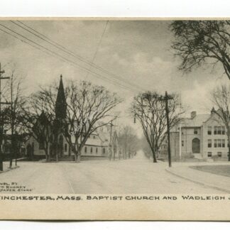 Baptist Church Winchester Massachusetts