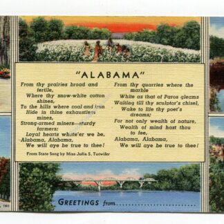 Alabama Postcard