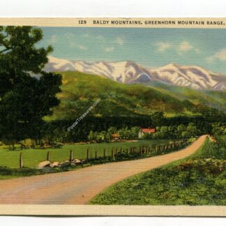 Baldy Mountains Greenhorn Mountain Range Colorado