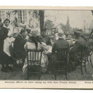 American Officers French Friends