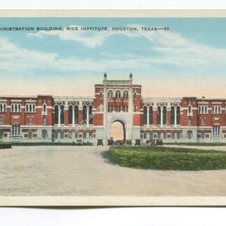 Rice Institute Houston Texas