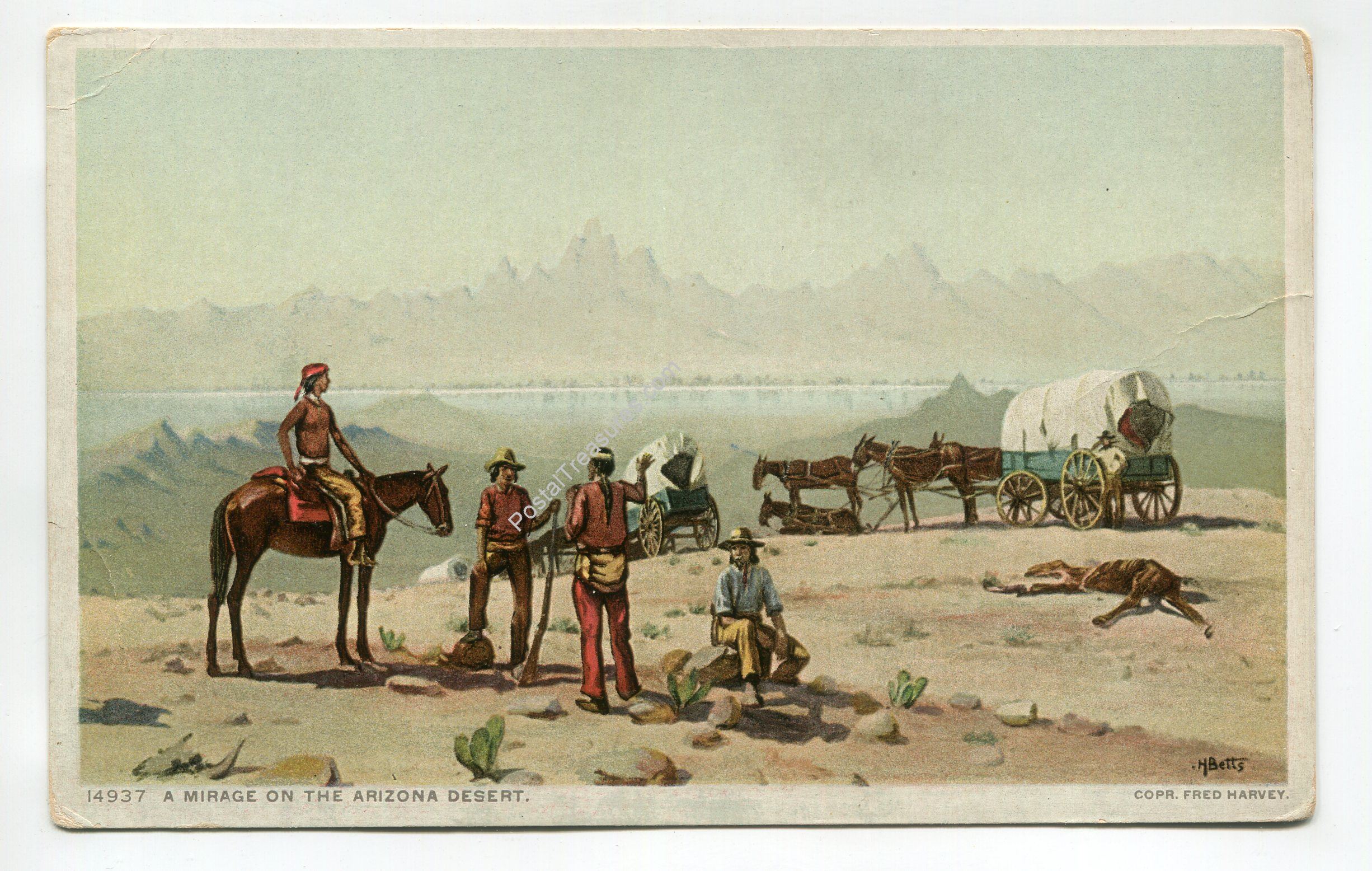 Mirage on Arizona Desert