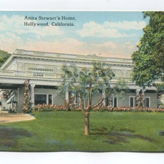 Anita Stewarts Home Hollywood California