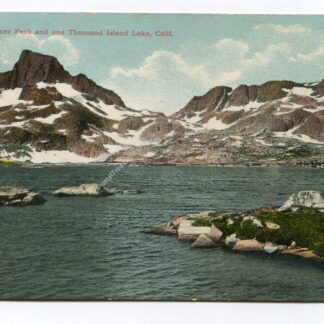 Banner Peak and one Thousand Island Lake California