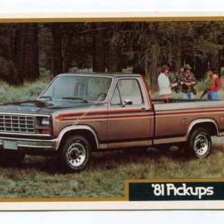 1981 Ford Pickups