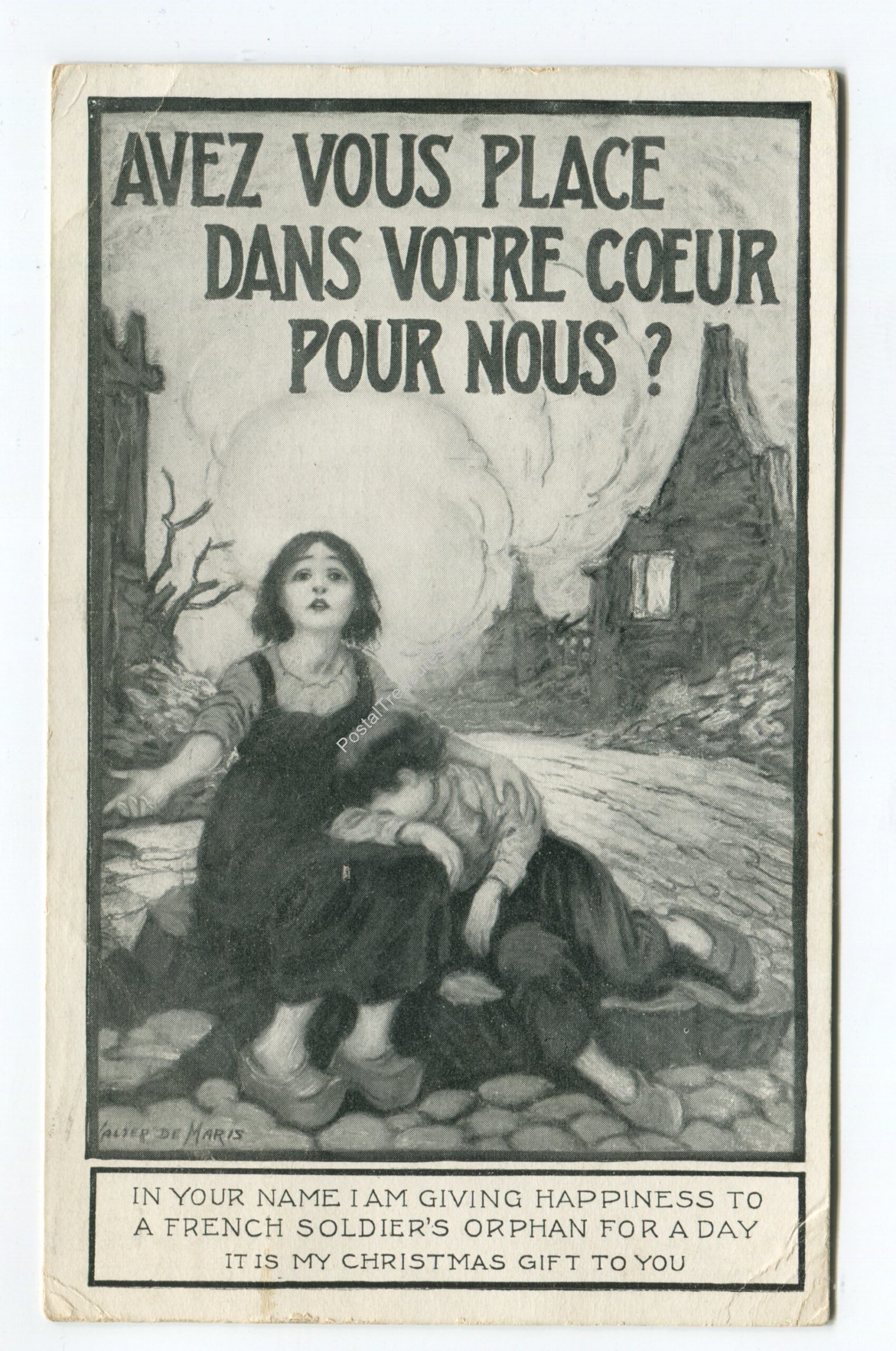 Giving Happiness to French Soldier's Orphan